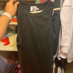 Black tank top dress
